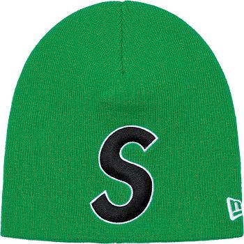 Green Supreme New Era® S Logo Beanie Hats | Supreme 481QZ